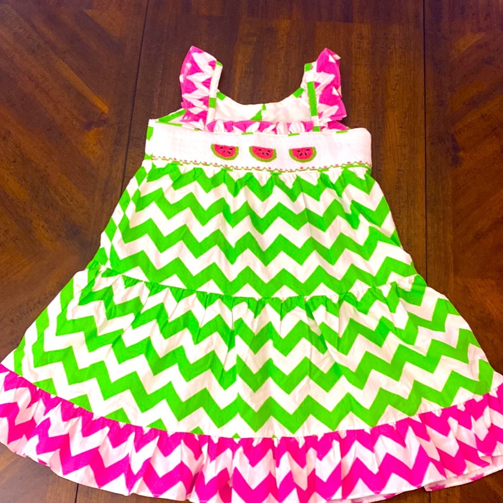 Girls size 6 watermelon dress boutique no brand